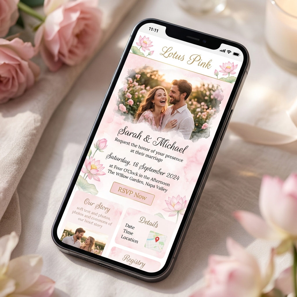 Lotus Pink Mockup